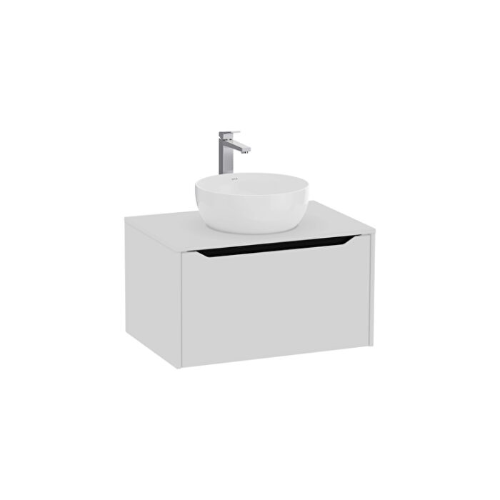 80279_Cut_Out_Image-3.jpg VitrA Integra Square Lavabo Dolabı, 80 cm, Bir Çekmeceli, Çanak Lavabo Uyumlu, Mat Açık Gri, Lavabosuz - 80279 - Banyo Alt Modülleri - 2