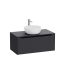 VitrA Integra Square Lavabo Dolabı, 100 cm, Bir Çekmeceli, Çanak Lavabo Uyumlu, Mat Grafit, Lavabosuz - 80284 - Banyo Alt Modülleri