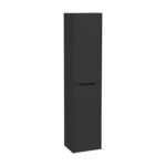 VitrA Integra Square Boy Dolabı, 40 cm, İki Kapaklı, Mat Grafit, Sağ - 80302 - Boy Dolaplar - 1