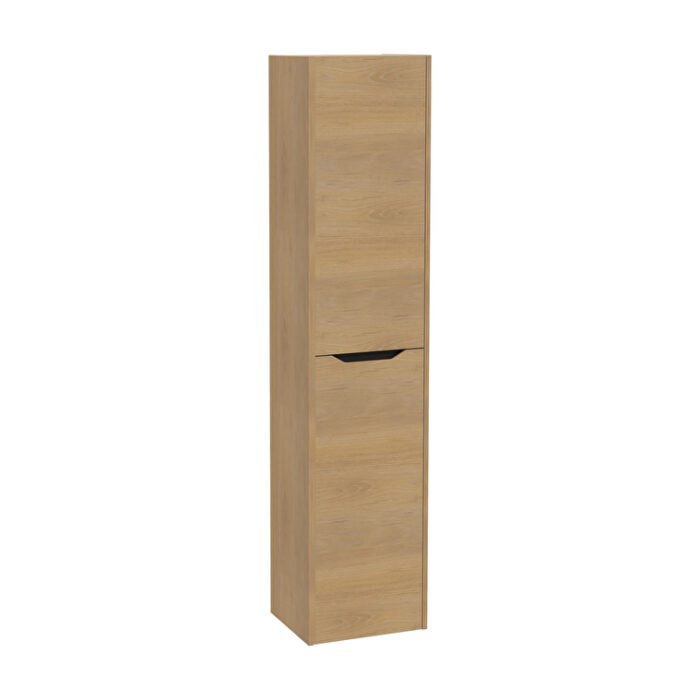 VitrA Integra Square Boy Dolabı, 40 cm, İki Kapaklı, Altın Meşe, Sağ - Görsel 2