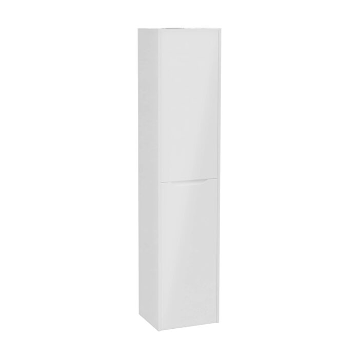VitrA Integra Square Boy Dolabı, 40 cm, İki Kapaklı, Parlak Beyaz, Sol - Görsel 2