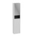 VitrA Integra Square Boy Dolabı, 30 cm, İki Kapaklı, Dar, Mat Açık Gri, Sağ - 80342 - Boy Dolaplar