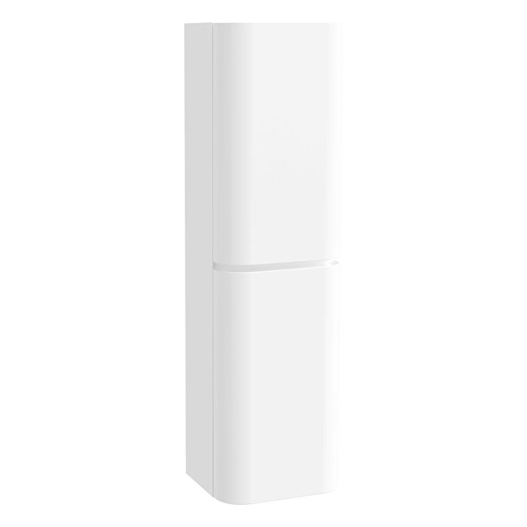 Vitra Banyo Dolabı Fiyatları ve Modelleri | Banyocu.com.tr VitrA Gala Boy Dolabı, 45 cm, İki Kapaklı, Mat Soft Beyaz, Sağ - 80404 - Boy Dolaplar