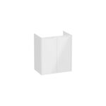 VitrA Integra Square Lavabo Dolabı, 60 cm, İki Kapaklı, Dar, Parlak Beyaz - Görsel 2