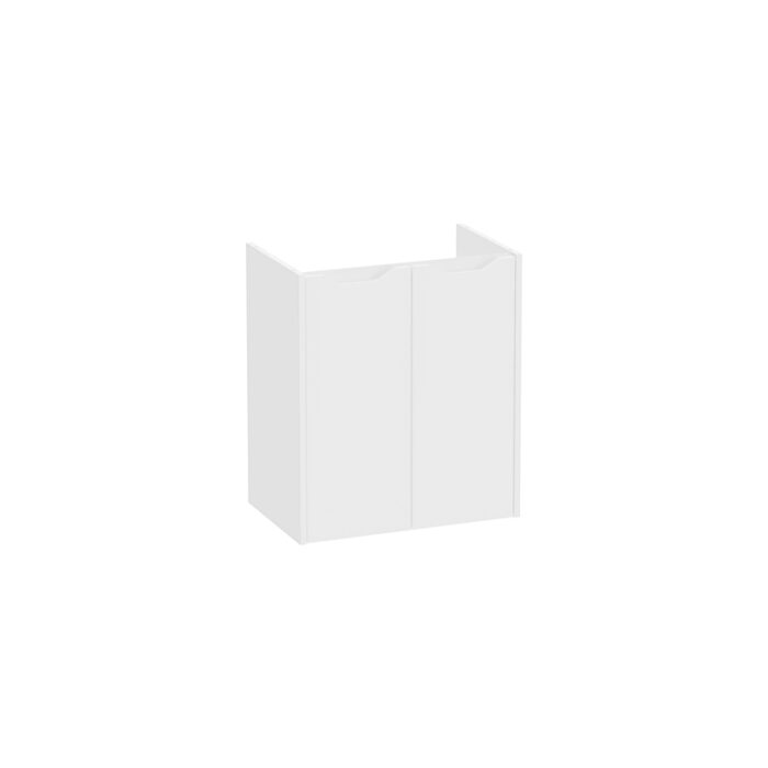 VitrA Integra Square Lavabo Dolabı, 60 cm, İki Kapaklı, Dar, Mat Beyaz - Görsel 2