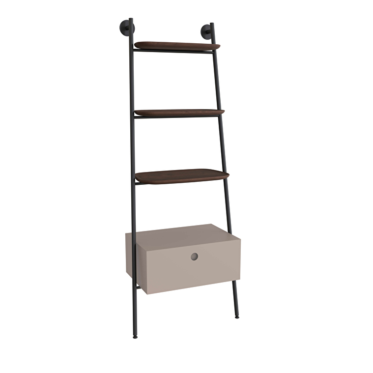 VitrA Plural Merdiven Raflı Ünite, 60 cm, Bir Çekmeceli, Mat Soft Bej - 80494 - Fonksiyonel ve Tamamlayıcı Ürünler