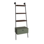 VitrA Plural Merdiven Raflı Ünite, 60 cm, Bir Çekmeceli, Mat Retro Yeşili