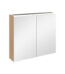 VitrA Core Dolaplı Ayna, 80 cm, Aydınlatmalı, Altın Meşe - 80512 - Banyo Üst Modülleri