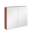 VitrA Core Dolaplı Ayna, 80 cm, Aydınlatmalı, Mat Kırmızı - 80513 - Banyo Üst Modülleri