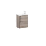VitrA Root Flat Lavabo Dolabı, 45 cm, Bir Kapaklı, Dar, Köşeli Lavabo, Cordoba, Sağ - 68065 - Banyo Alt Modülleri - 2