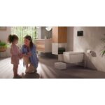 VitrA Frame Lavabo Dolabı, 80 cm, İki Çekmeceli, Beyaz Etajerli Lavabolu, Mat Soft Beyaz & Dore Meşe - 61228 - Banyo Alt Modülleri - 16