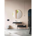 VitrA Equal Alt Ünite, 80 cm, Bir Çekmeceli, Hareli Siyah Meşe - Görsel 2