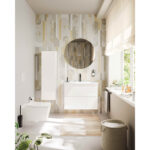 VitrA Prime Yuvarlak Ayna, 80 cm, Aydınlatmalı, Sensörlü - 67042 - Banyo Üst Modülleri - 12