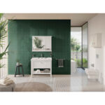 VitrA Valarte Açık Ünite, 55 cm, Mat Beyaz - Görsel 6
