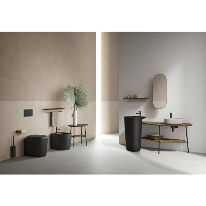 VitrA Plural Döner Ayna, 35 cm, Koyu Meşe - Görsel 26