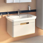 VitrA Sento Lavabo Dolabı, 80 cm, Bir Çekmeceli, Aydınlatmalı, Mat Açık Gri - Görsel 7