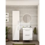 VitrA Root Flat Boy Dolabı, 40 cm, İki Kapaklı, Parlak Beyaz - Görsel 11