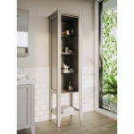 VitrA Valarte Boy Dolabı, 55 cm, Bir Kapaklı, Mat Gri, Sol - 62241 - Boy Dolaplar - 3