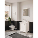 VitrA Valarte Lavabo Dolabı, 65 cm, Bir Kapaklı, Etajerli Lavabolu, Mat Beyaz, Sağ - 62259 - Banyo Alt Modülleri - 1