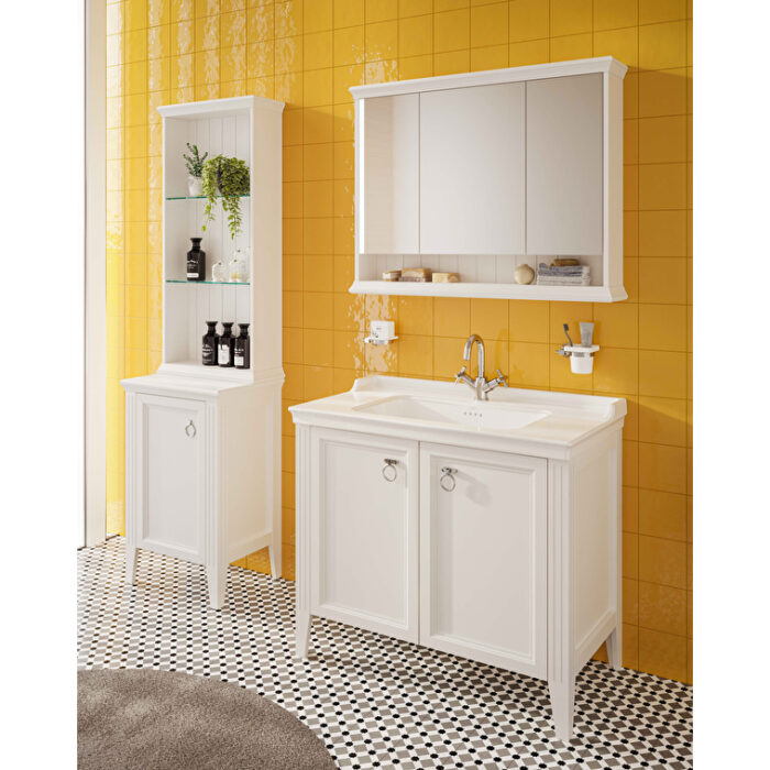VitrA Valarte Açık Ünite, 55 cm, Mat Beyaz - Görsel 3