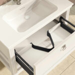 VitrA Valarte Lavabo Dolabı, 100 cm, Bir Çekmeceli, Etajerli Lavabolu, Mat Beyaz - 62183 - Banyo Alt Modülleri - 2