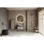 VitrA Plural Üst Ünite, 50 cm, Bir Kapaklı, Mat Soft Bej, Sol - Görsel 2