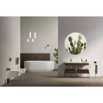VitrA Prime Yuvarlak Ayna, 80 cm, Aydınlatmalı, Sensörlü - 67042 - Banyo Üst Modülleri - 8