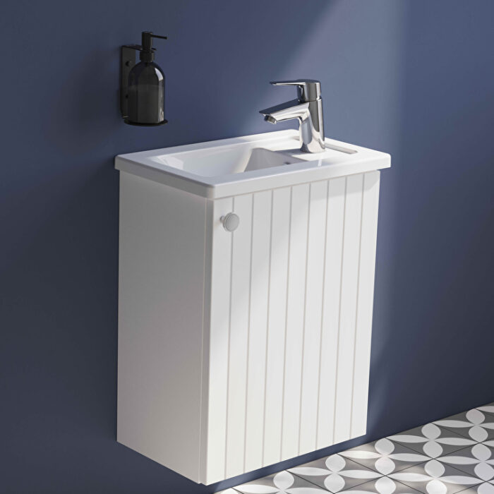 VitrA Root Classic & Groove Kulp, Yuvarlak, Zamak, Krom - Görsel 57