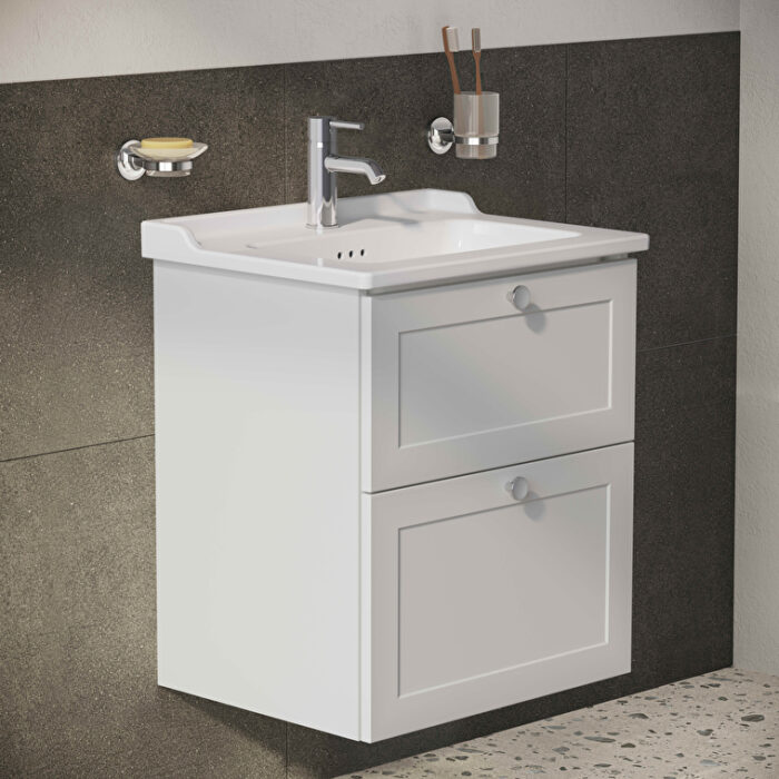 VitrA Root Classic & Groove Kulp, Yuvarlak, Zamak, Krom - Görsel 45