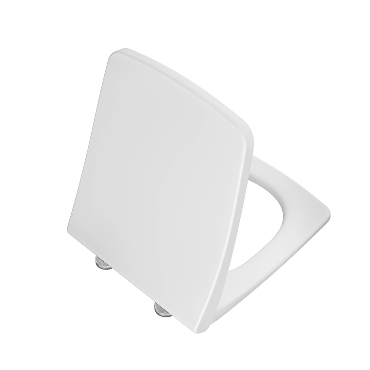 Vitra Metropole Klozet Kapağı, Slim, Duroplast, Üstten Sıkmalı, Yavaş Kapanır, Kolay Sök-Tak, Metal Menteşeli, Mat Beyaz