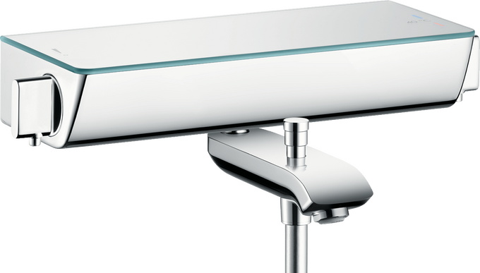 Hansgrohe Ecostat Seçimi Beyaz Krom Banyo Bataryası - 13141400 - Banyo Bataryası