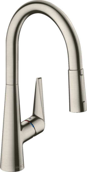 Hansgrohe Talis Paslanmaz Çelik Banyo Bataryası - 72813800 - Lavabo Bataryaları