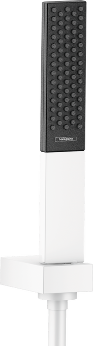 Hansgrohe Rainfinity Satin Beyaz Porter Set 100 1jet 125 cm Duş Askısı - 26857700 - El Duşu Askısı