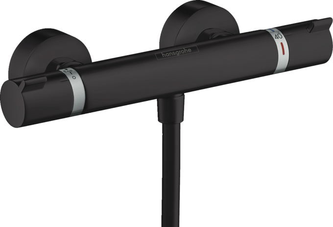 Hansgrohe Ekostat Mat Siyah Duş Termostatı 13116670 - 13116670 - Duş Bataryası