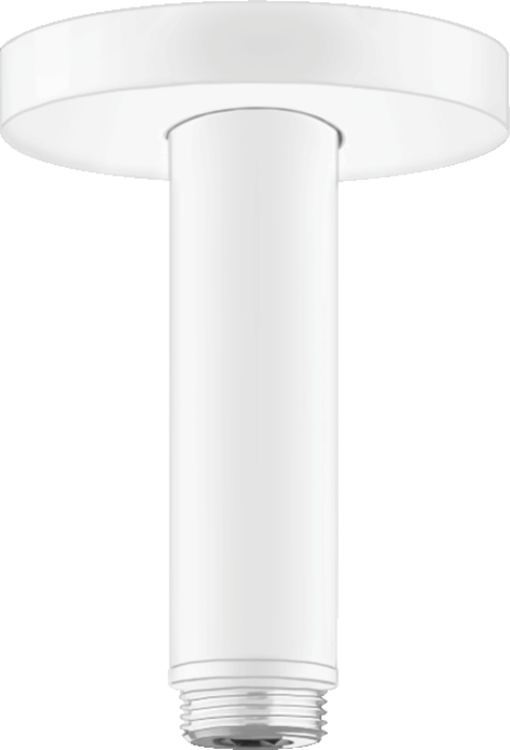 Hansgrohe Mat Beyaz Tepe Tavan Bağlantısı - 27393700 - Tepe Duş Borusu