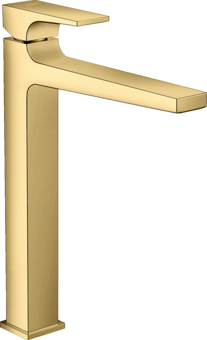 154__hpr02089_tif.png HansGrohe Metropol 260 Bas Aç Gider Setli Krom Altın Optik Lavabo Bataryası - Görsel 1