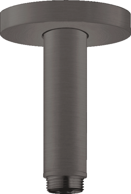 Hansgrohe Mat Siyah Krom Tavan Bağlantısı S 10 Cm - 27393340 - Tepe Duş Borusu