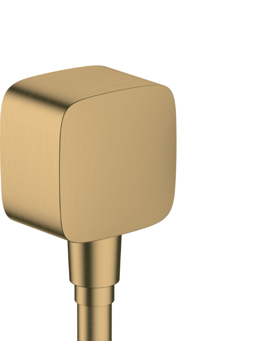 Hansgrohe FixFit Mat Bronz Çek Valf İle Gönye Çıkışı