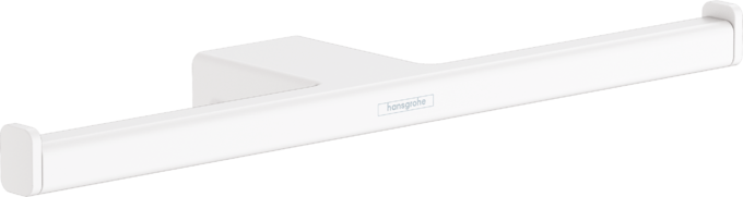 Hansgrohe AddStoris Satin Beyaz İkili Tuvatet Kağıtlığı 41748700