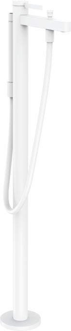 Hansgrohe Finoris Mat Beyaz Tek Kollu Banyo Bataryası 76445700 - 76445700 - Banyo Bataryası