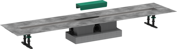 Hansgrohe uBox Universal Komple Set 120 Duş Kanalı 56027180 - 56027180 - Duş Kanalı ve Yer Sifonu