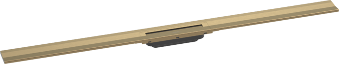 Hansgrohe Linear Mat Bronz Duvara Montaj 120 Cm Duş Kanalı - 56054140 - Duş Kanalı ve Yer Sifonu