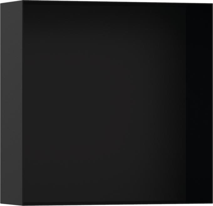 Hansgrohe XtraStoris Minimalistic 30x30x10 Cm Satin Siyah Açık Çerçeveli Duvar Nişi - 56073670 - Banyo Aksesuar Seti