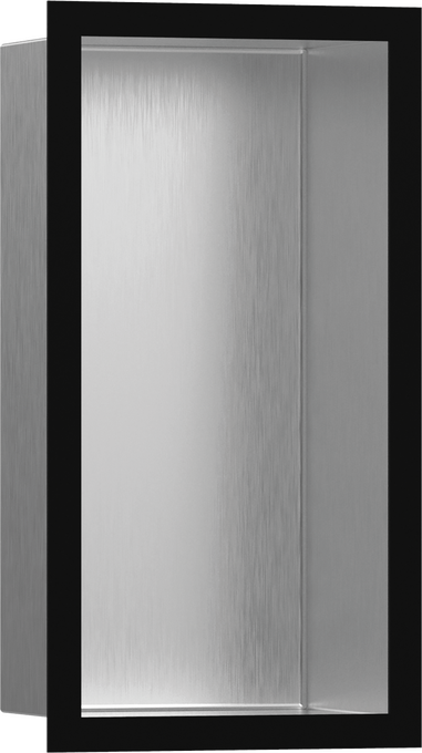 Hansgrohe XtraStoris Individual 30x15x10 Cm Satin Siyah Çerçeveli Paslanmaz Çelik Duvar Nişi