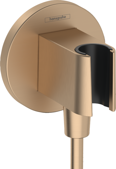 Hansgrohe FixFit S Duş Askılı Mat Bronz Çıkış Dirseği