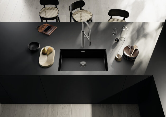 Blanco Claron 700-U Paslanmaz Çelik Durinox Dark Steel ED Sink - Görsel 2
