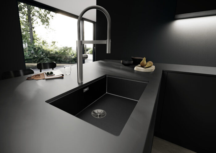Blanco Claron 700-U Paslanmaz Çelik Durinox Dark Steel ED Sink - Görsel 3