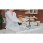 Vitra Sense Hibrit Eviye Bataryası- Elektrikli, Krom - A47230 - Mutfak Eviye Bataryası - 5
