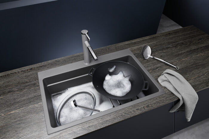 Blanco Etagon 8 Antrasit Aksesuarlı Eviye - 525187 - Granit Mutfak Eviyeleri - 3