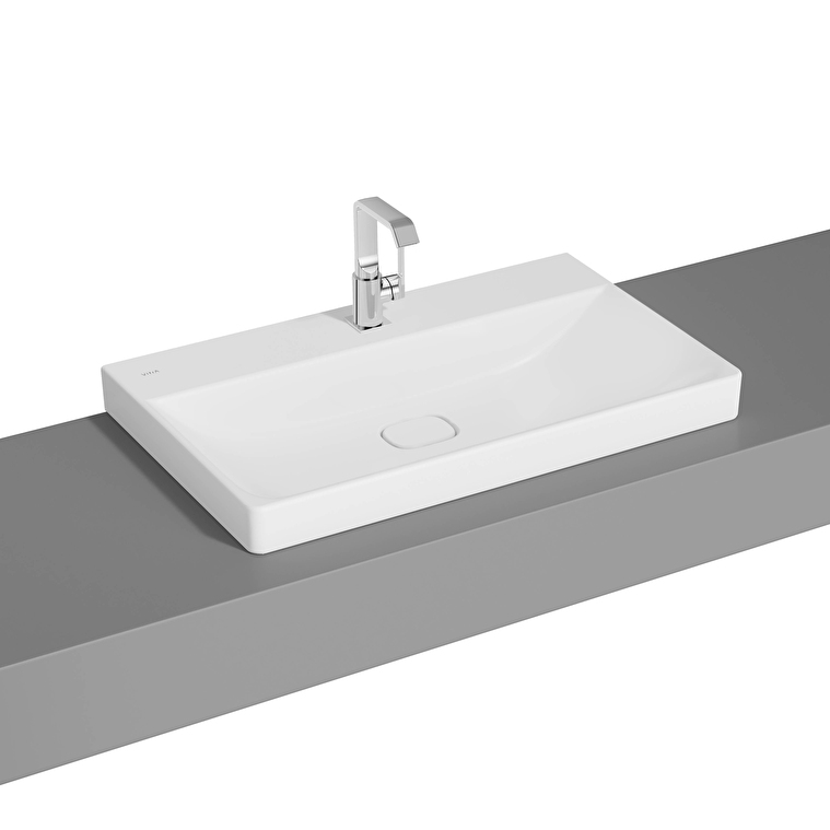 7527B001_0937-1.jpg Vitra Metropole Çanak Lavabo, Dikdörtgen, 80x47 cm, Clean, Mat Beyaz - 7527B401-0937 - Çanak Lavabo